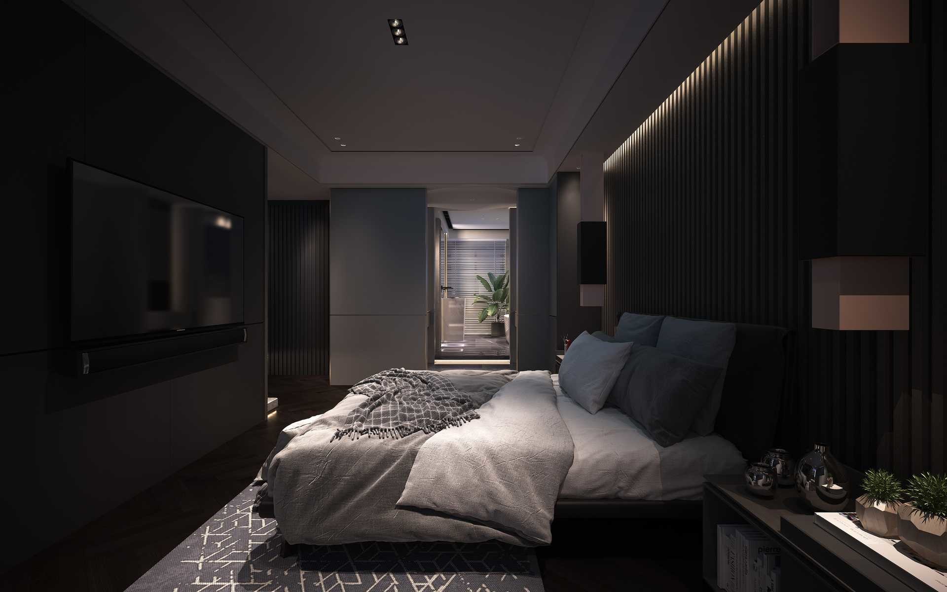 臥室,現代風